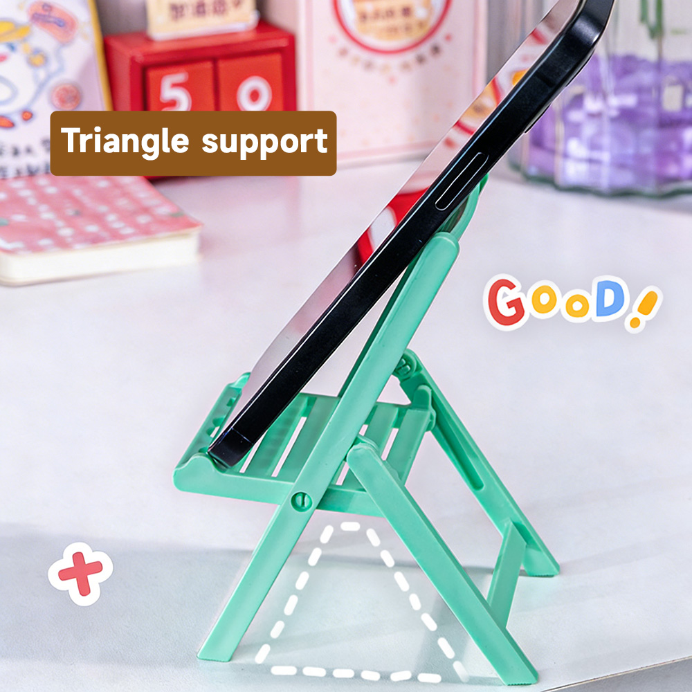 Mini Folding Chair Phone Stand - Kawaii Tech Accessories ulasan dan harga